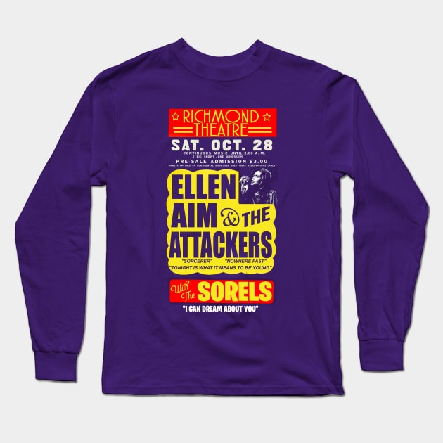 Ellen Aim and the Attackers Long Sleeve T-Shirt by woodsman